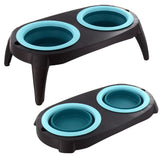 Collapsible Pet Bowl with Stand
