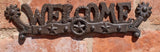 Rustic Cast Iron Decorative Welcome Sign