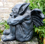 Stone Effect Large Outdoor Garden Gargoyle Statue