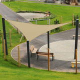 Outdoor 3.6mTriangle Sail Sunshade Sand  Colour