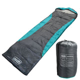 Sleeping Bag Grey And Blue Perfect For British Summer Camping