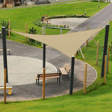 Outdoor 3.6mTriangle Sail Sunshade Sand  Colour