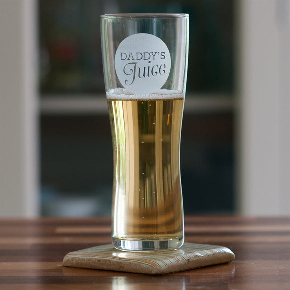 Daddy's Juice Beer Pint Glass