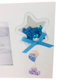 New Born Baby Boy Picture Frame With Confetti Star